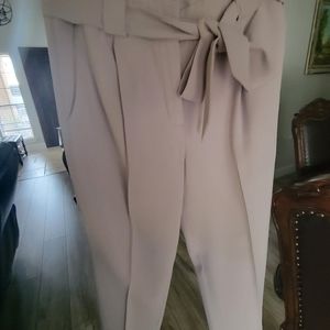 Express Blush Pink Waist Tie Pamts